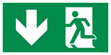 ISSUE DE SECOURS GAUCHE VERS LE BAS