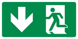 ISSUE DE SECOURS GAUCHE VERS LE BAS
