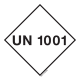 UN 1001. ADR KL 2.1. ACETYLEEN