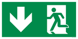 ISSUE DE SECOURS GAUCHE VERS LE BAS
