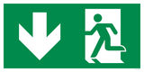 ISSUE DE SECOURS GAUCHE VERS LE BAS