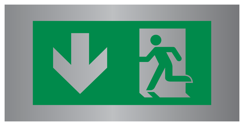 ISSUE DE SECOURS GAUCHE VERS LE BAS