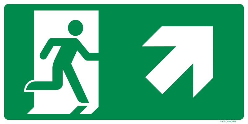 VLUCHTWEG, TRAP RECHTS NAAR BOVEN
