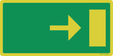 VLUCHTWEG, RICHTINGSPIJL LINKS OF RECHTS