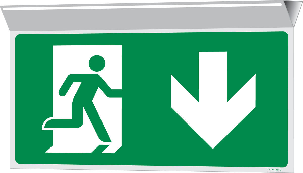 VLUCHTWEG RECHTS NAAR BENEDEN