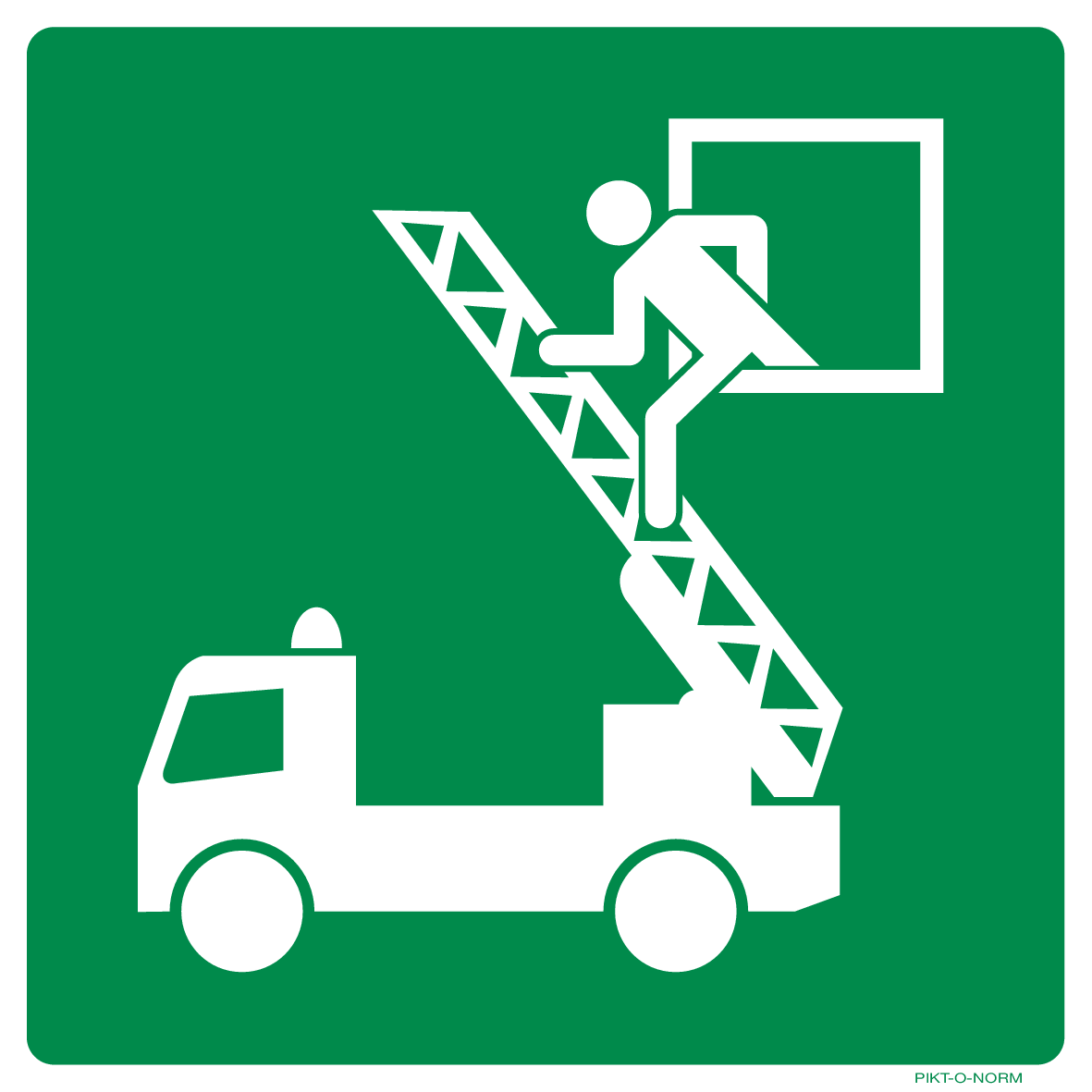 NOODVENSTER  ISO7010-E017