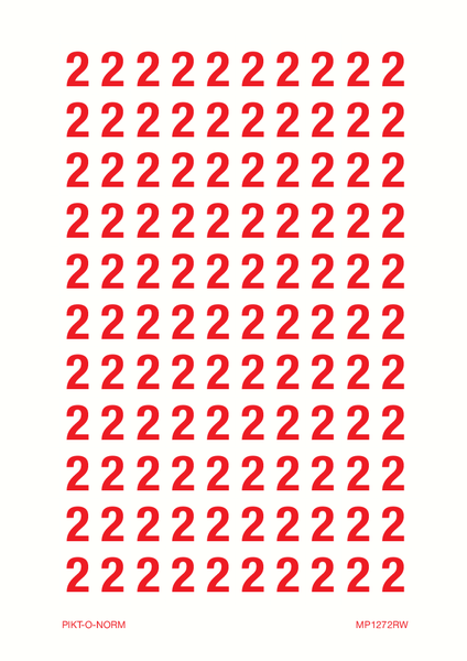 CHIFFRE 2 SUR FEUILLE