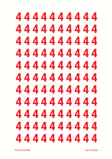 CIJFER 4 OP VEL