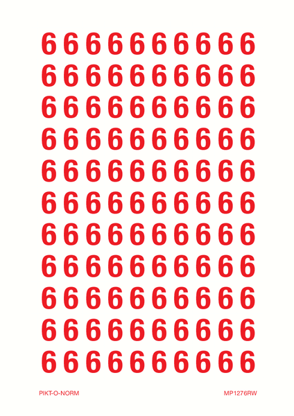 CHIFFRE6 SUR FEUILLE
