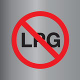 VOERTUIGEN MET LPG VERBODEN