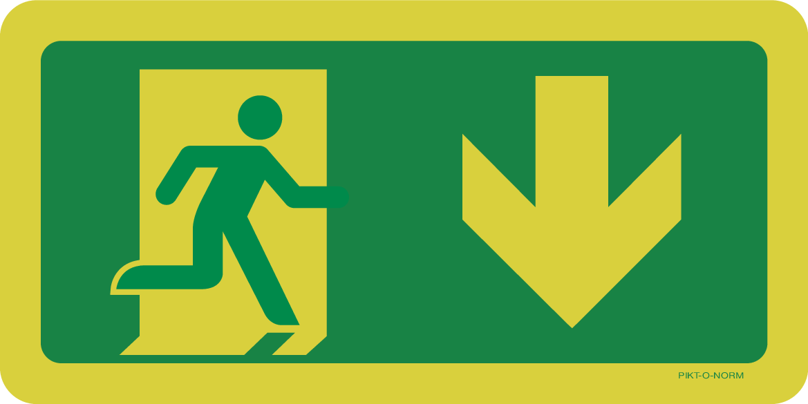 VLUCHTWEG RECHTS NAAR BENEDEN