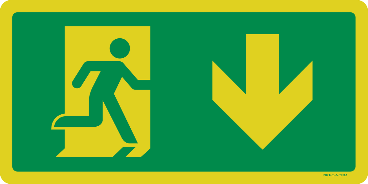 VLUCHTWEG RECHTS NAAR BENEDEN