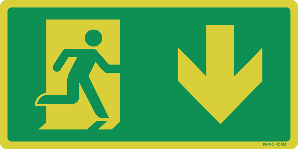 VLUCHTWEG RECHTS NAAR BENEDEN