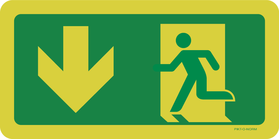 ISSUE DE SECOURS GAUCHE VERS LE BAS