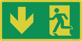 ISSUE DE SECOURS GAUCHE VERS LE BAS