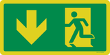 ISSUE DE SECOURS GAUCHE VERS LE BAS