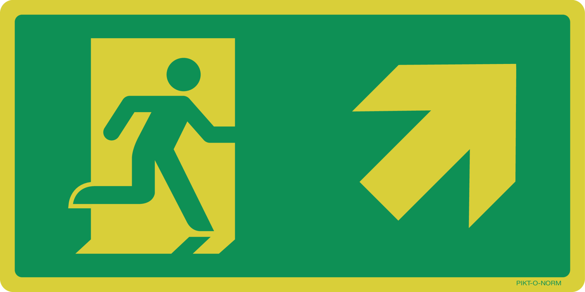 VLUCHTWEG, TRAP RECHTS NAAR BOVEN