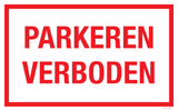 PARKEREN VERBODEN