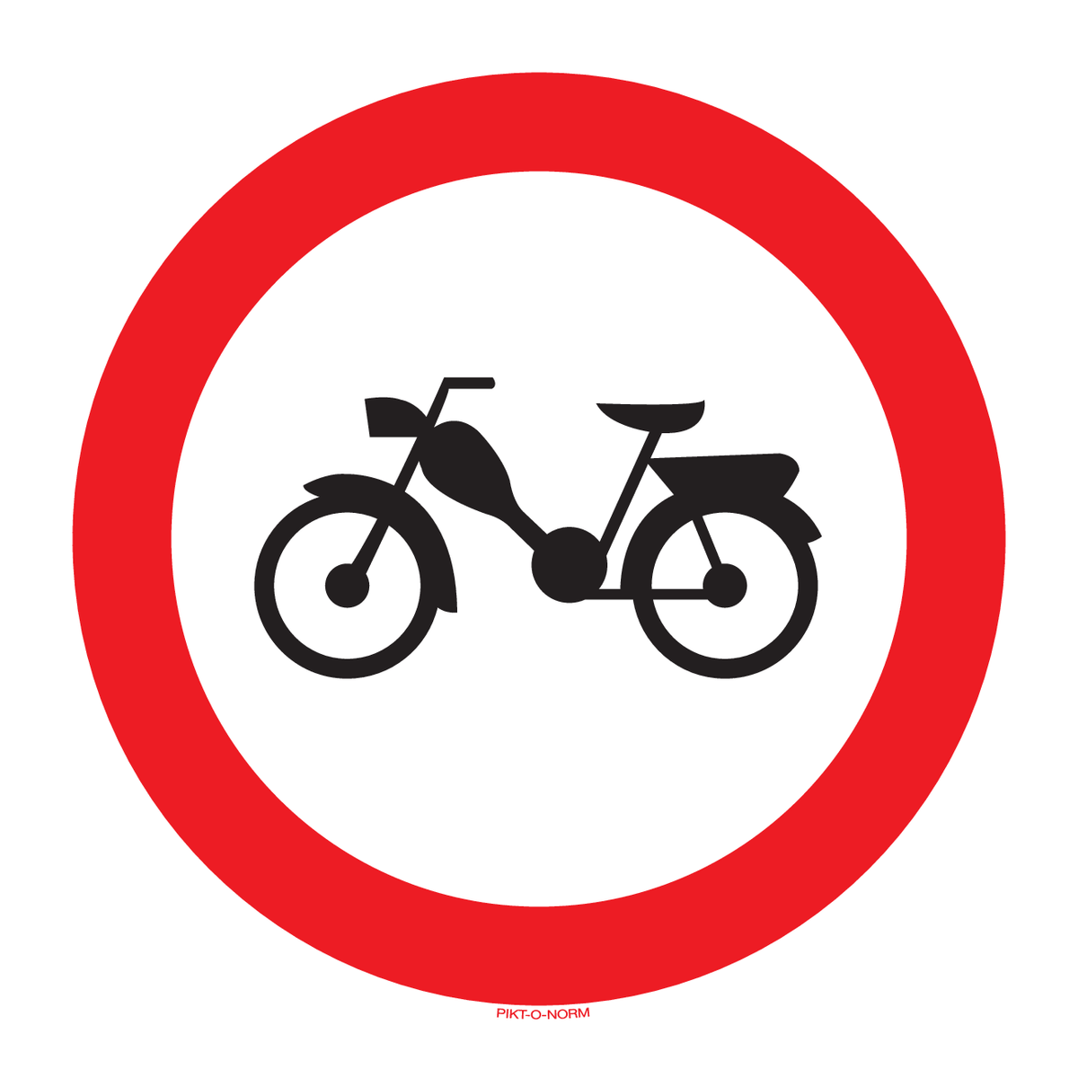 BROMFIETSEN VERBODEN
