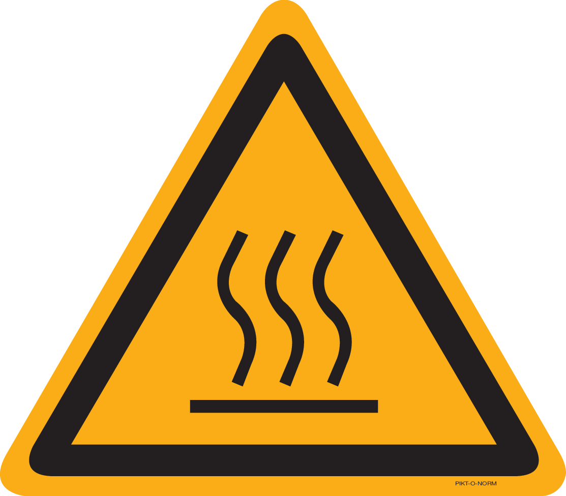 AVERTISSEMENT DANGER SURFACE CHAUDE