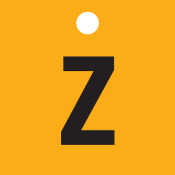 ZWARTE LETTERS OP POLYPROPYLEEN GEEL