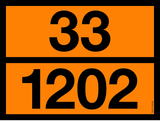 ADR BORD MET GEVARENCODE 33/1202