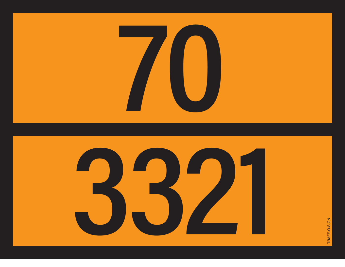 ADR BORD MET GEVARENCODE 70/3321