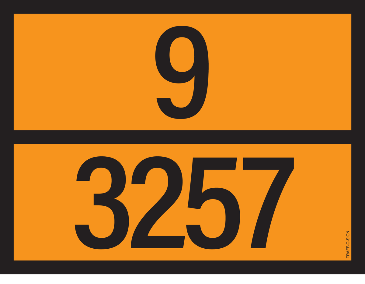 ADR BORD MET GEVARENCODE 9/3257