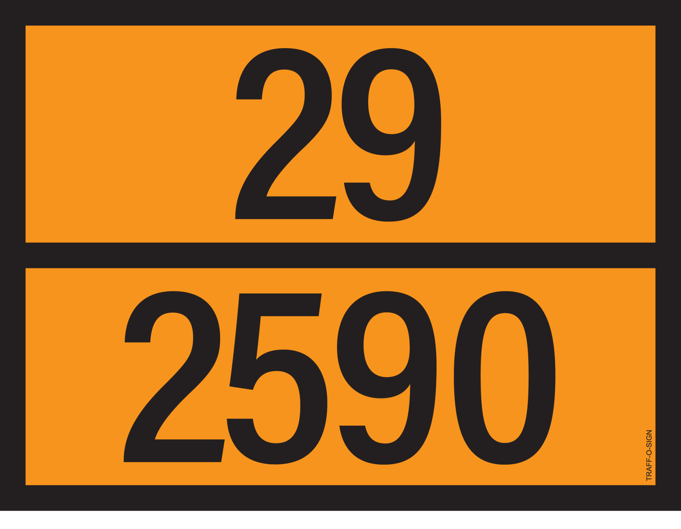ADR BORD MET GEVARENCODE 29/2590