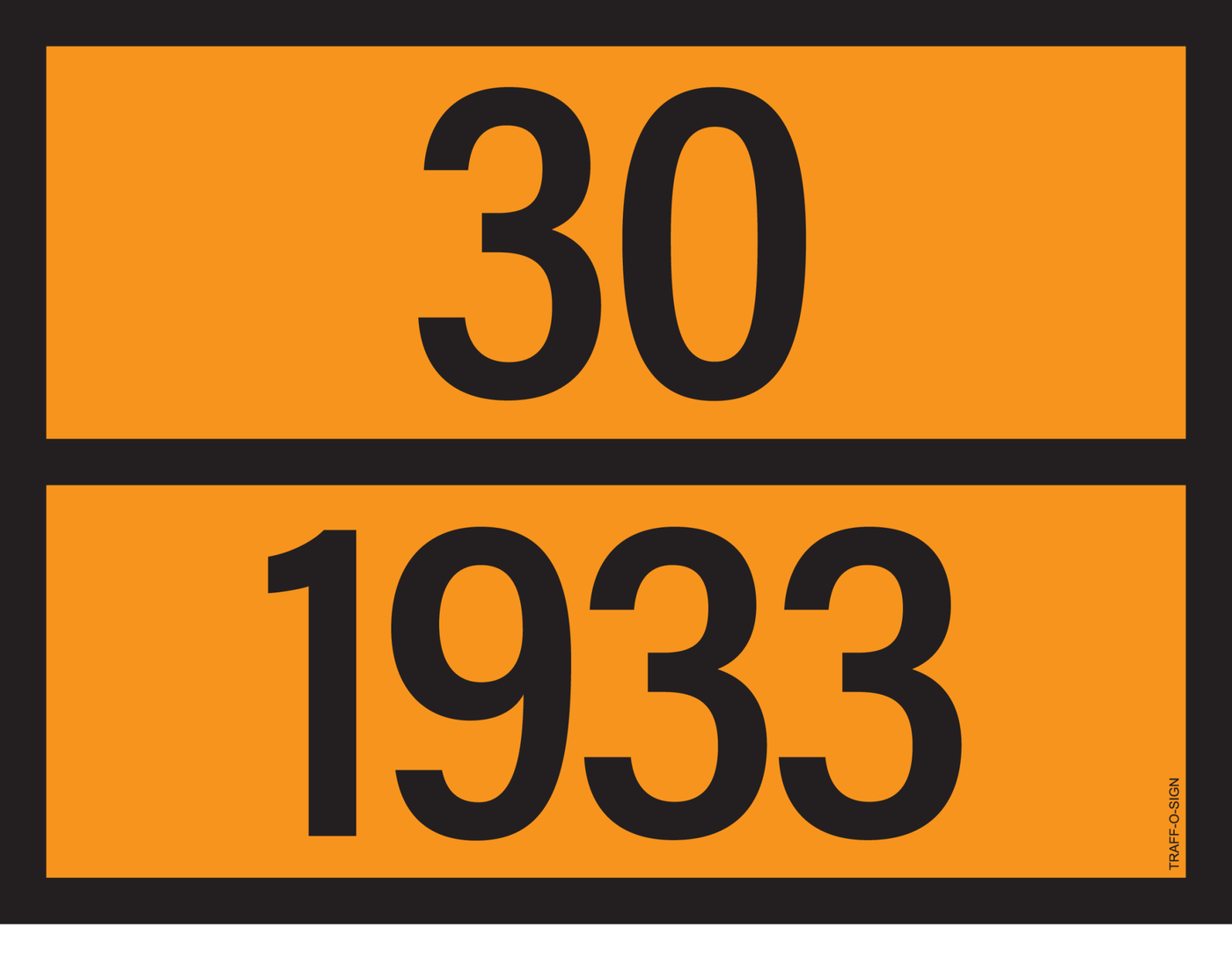 ADR BORD MET GEVARENCODE 30/1933