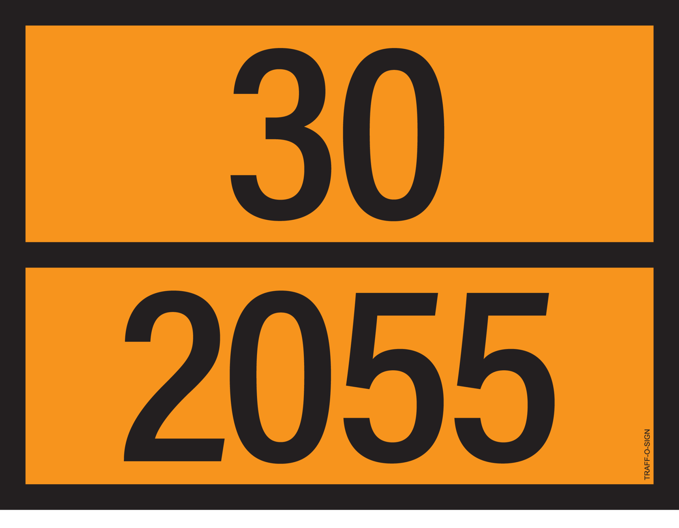 ADR BORD MET GEVARENCODE 30/2055