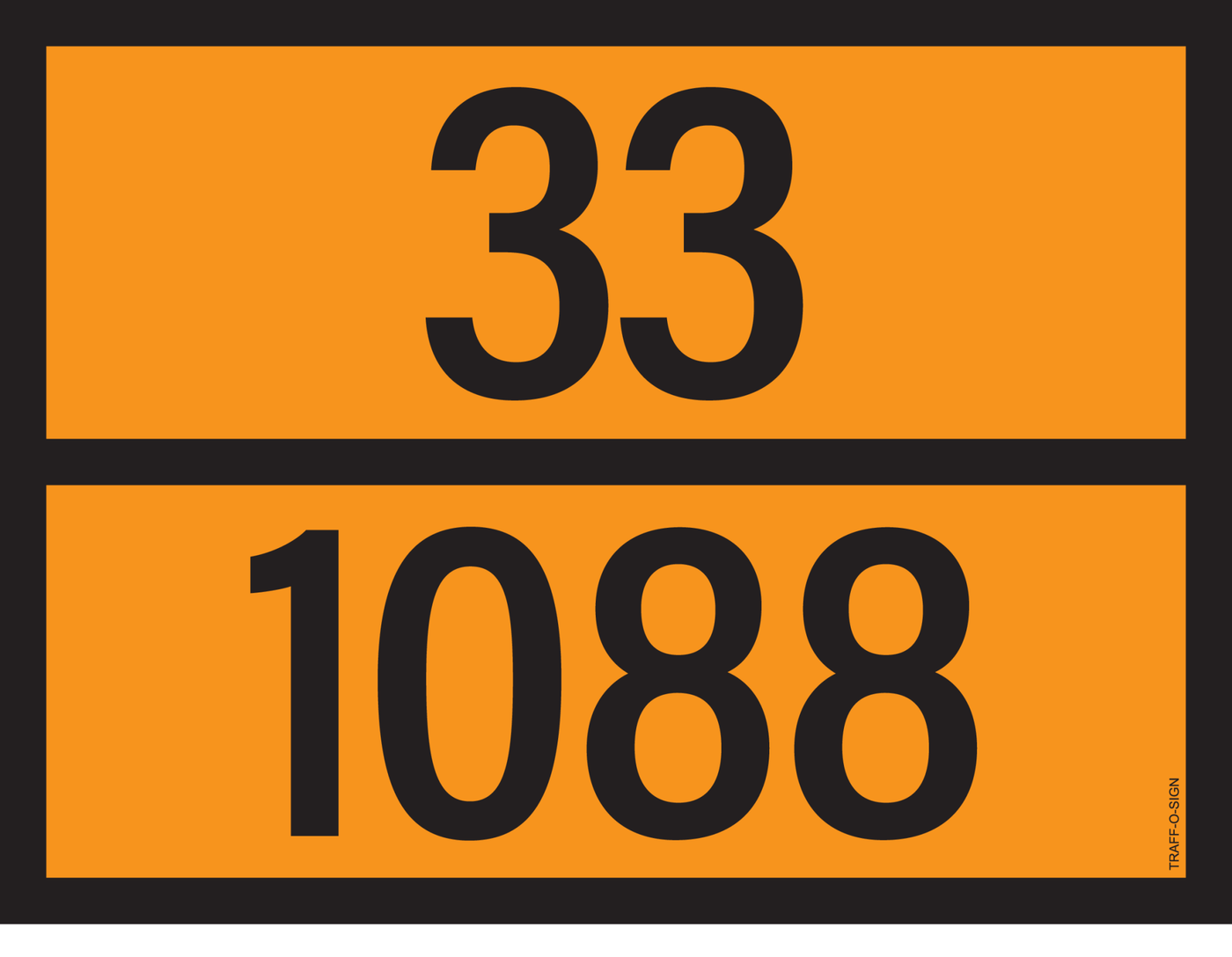 ADR BORD MET GEVARENCODE 33/1088