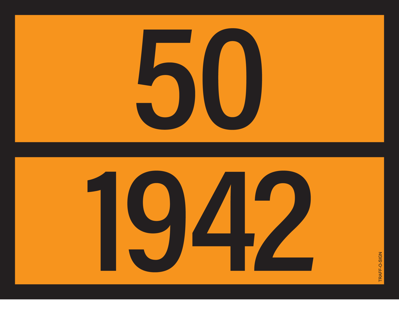 ADR BORD MET GEVARENCODE 50/1942