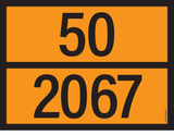 ADR BORD MET GEVARENCODE 50/2067