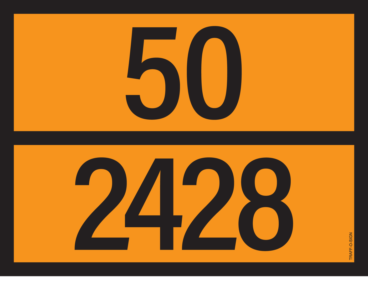ADR BORD MET GEVARENCODE 50/2428