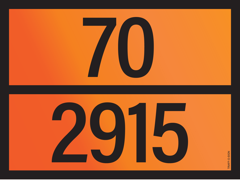 ADR BORD MET GEVARENCODE 70/2915