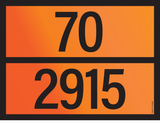 ADR BORD MET GEVARENCODE 70/2915