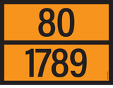 ADR BORD MET GEVARENCODE 80/1789
