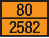 ADR BORD MET GEVARENCODE 80/2582