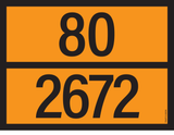 ADR BORD MET GEVARENCODE 80/2672