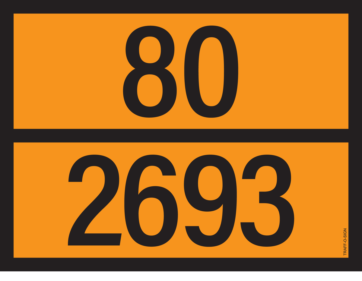 ADR BORD MET GEVARENCODE 80/2693