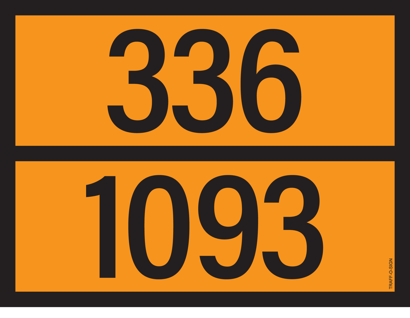 ADR BORD MET GEVARENCODE 336/1093