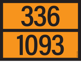 ADR BORD MET GEVARENCODE 336/1093