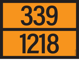 ADR BORD MET GEVARENCODE 339/1218