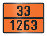 ADR BORD MET GEVARENCODE 33/1263