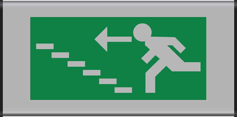 ISSUE DE SEC.ESCALIER GAUCHE VERS HAUT