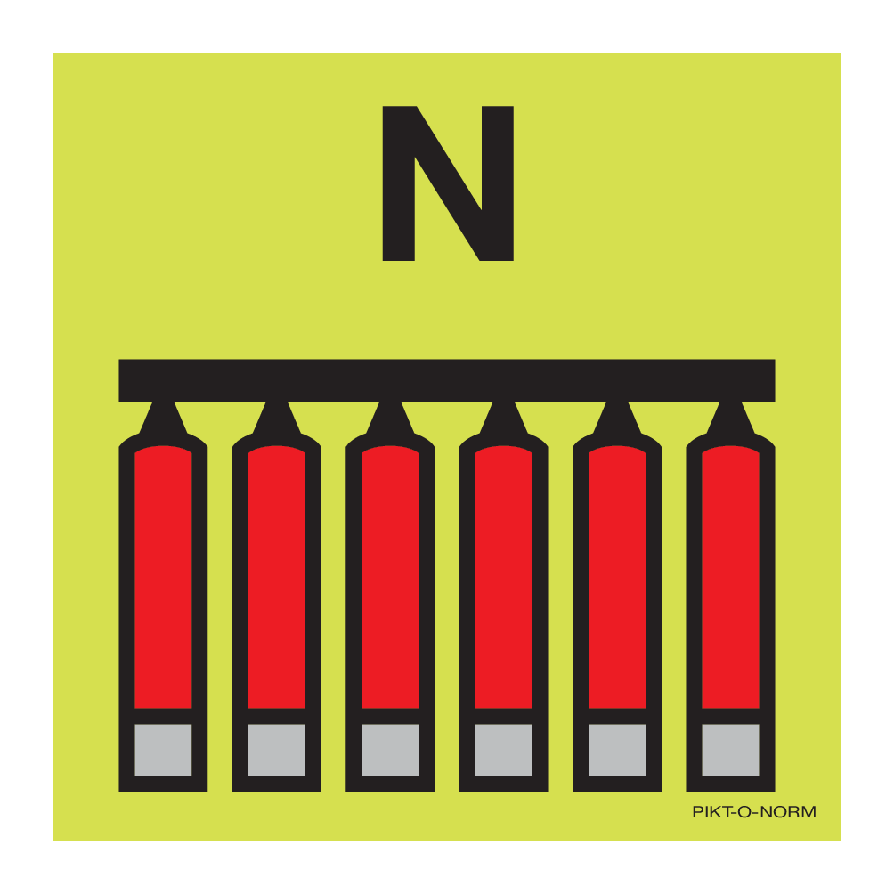 FIXED NITROGEN FIRE EXTINGUISH. BATTERY