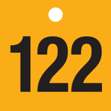 ZWARTE CIJFERS 101 tot150 op PP. GEEL