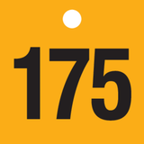 ZWARTE CIJFERS 151 tot 200 op PP.GEEL