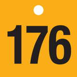 ZWARTE CIJFERS 151 tot 200 op PP.GEEL